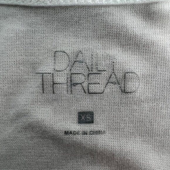 Daily Thread Womens Long Sleeve Thankful Pullover Top Ivory/Multi Size XS - Picture 7 of 8